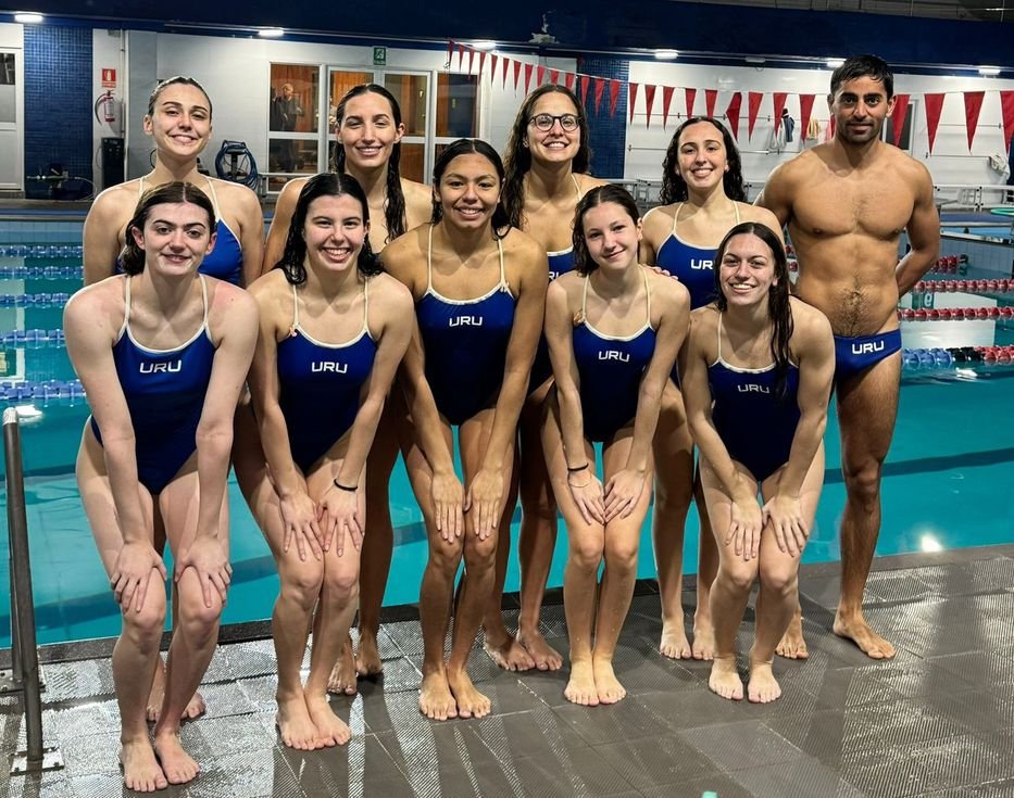 Los celestes van por la gloria en natación artística, waterpolo y aguas abiertas