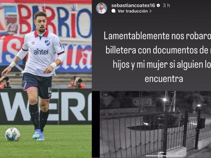 Roban pertenencias a la familia de Coates tras el partido Nacional-Racing