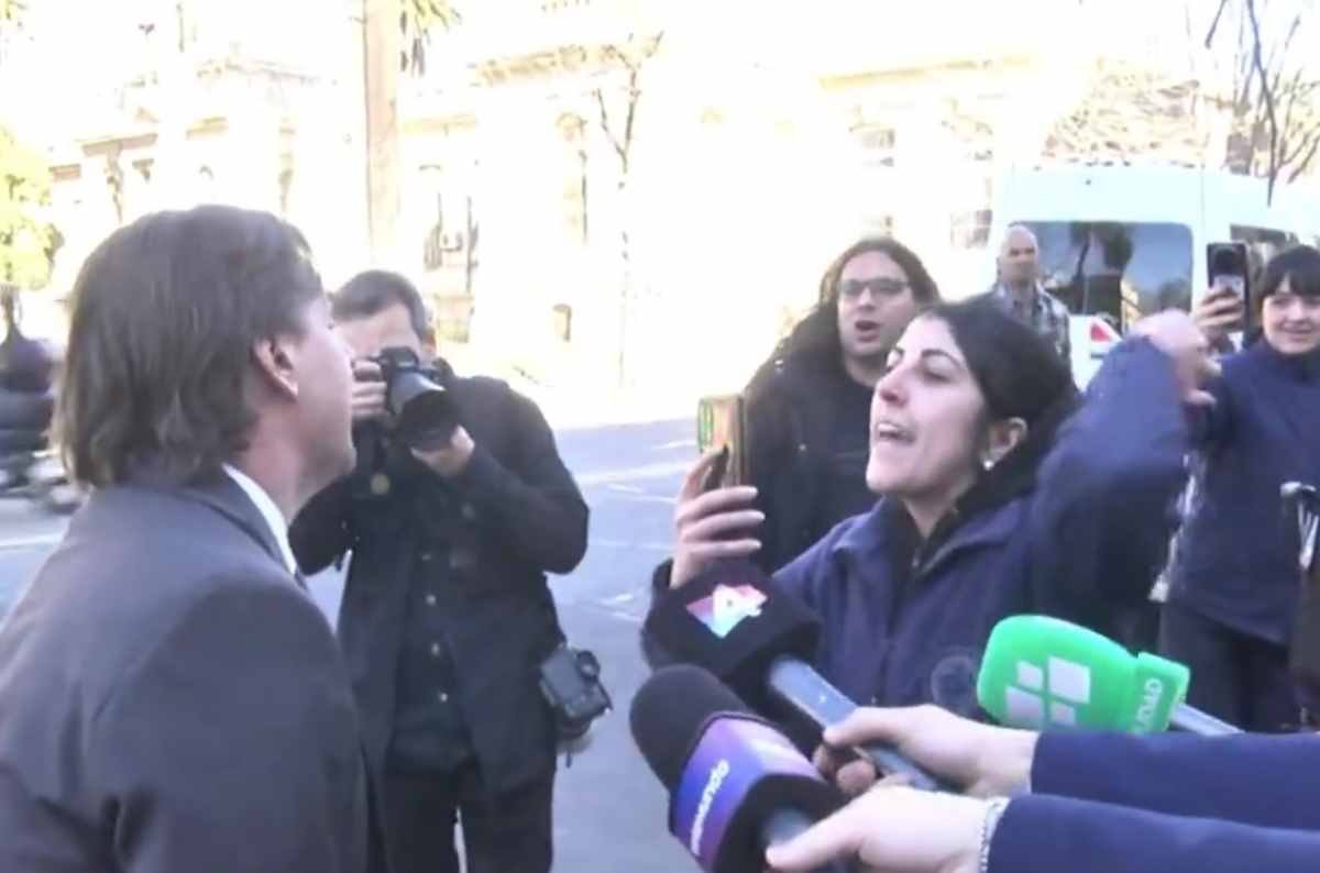 “Andate pa’ allá”, le gritaron a Lacalle Pou 